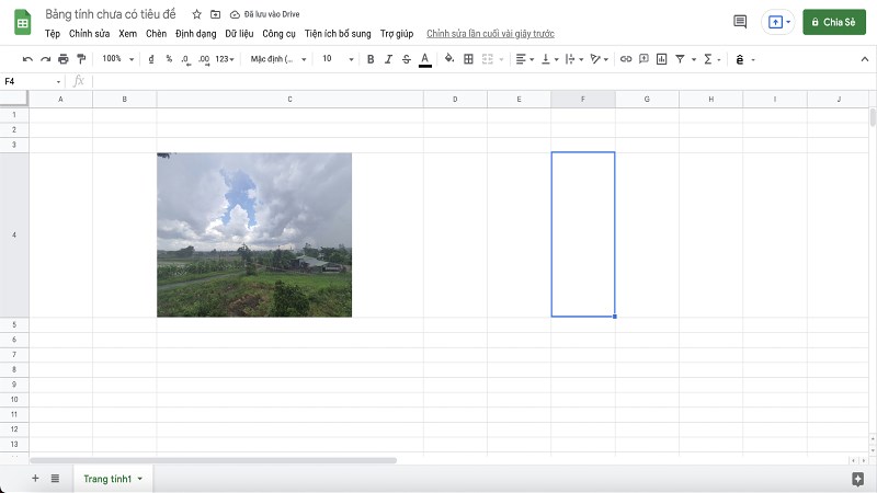 2 Cách Chèn Ảnh Vào Các Ô Trong Google Sheets