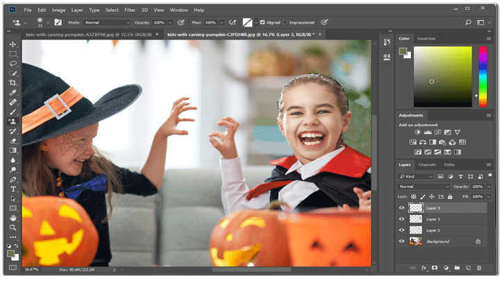Adobe Photoshop CC - Phần mềm thiết kế đồ họa, ghép khuôn mặt chuyên nghiệp