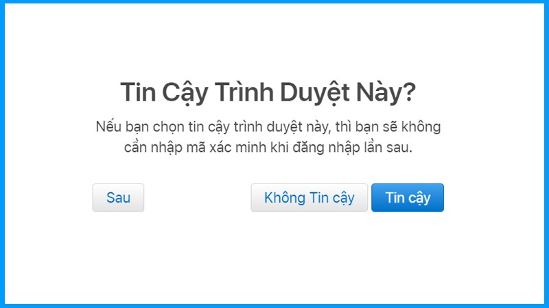 Chọn tr&igrave;nh duyệt tin cậy