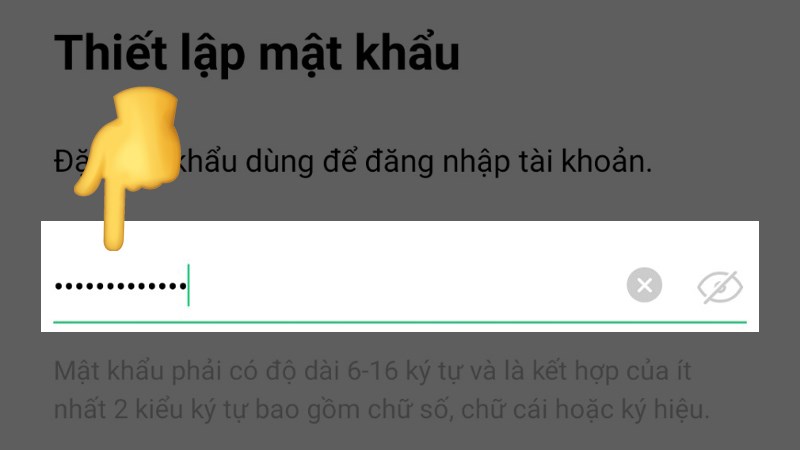 Cuối cùng là nhập mật khẩu Cuối cùng là nhập mật khẩu