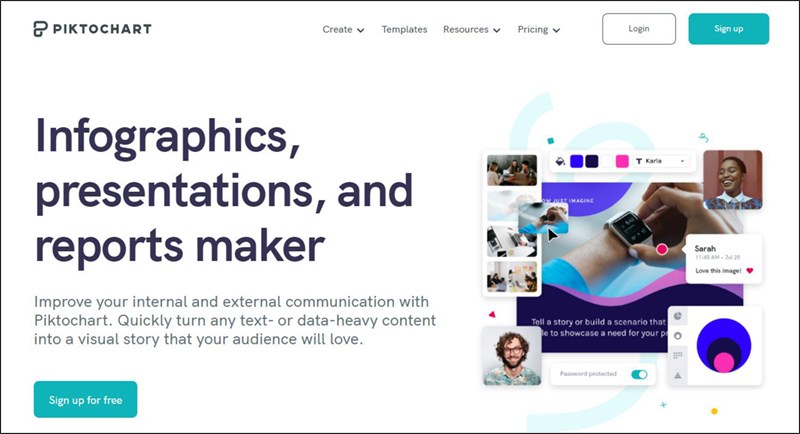 Piktochart: Công cụ tạo infographic online đơn giản