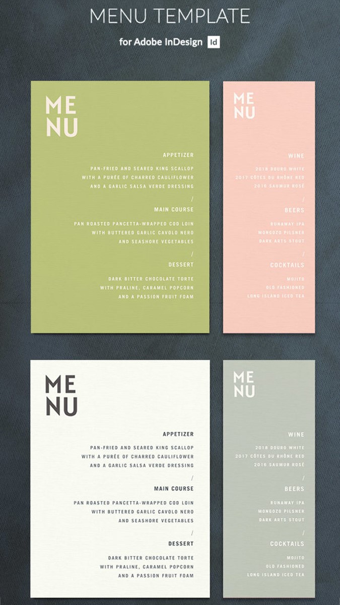 Menu Template