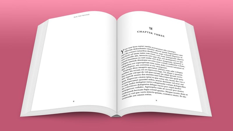 Paperback Book Template