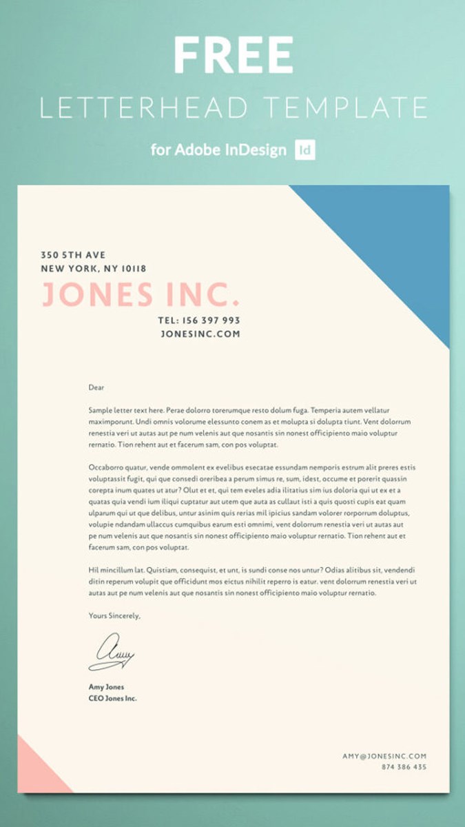 Simple Letterhead Template