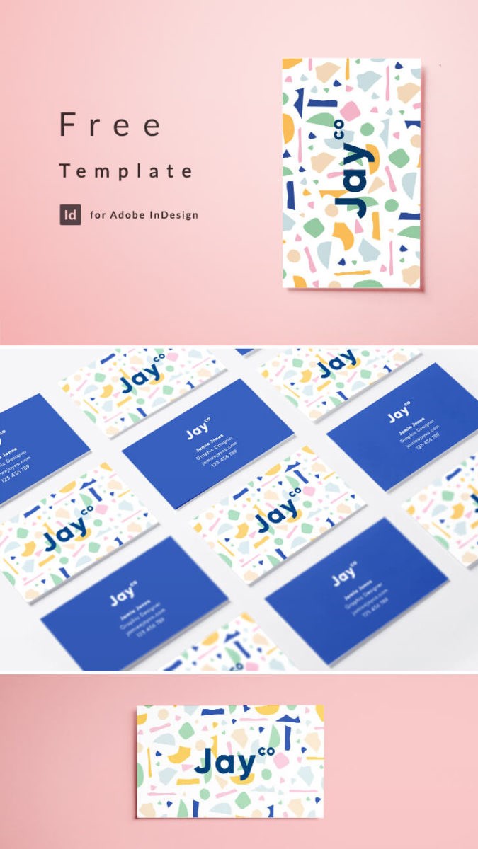 Terrazzo Business Card Template