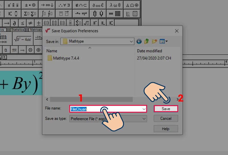 Đặt t&ecirc;n file v&agrave; nhấn Save để lưu lại