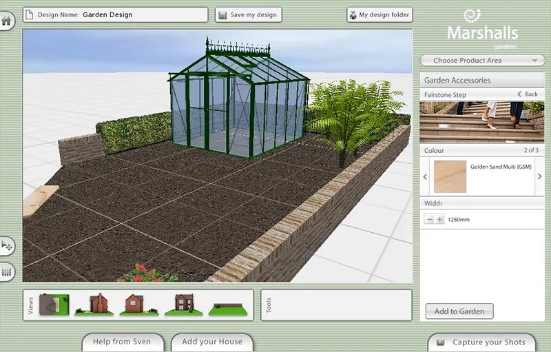 Marshalls Garden Visualiser