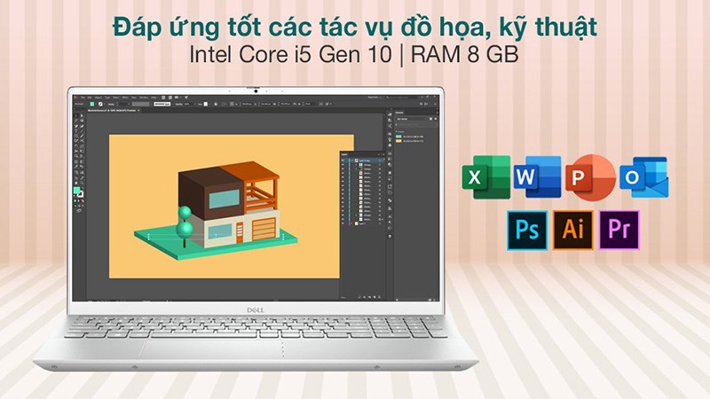  Dell Inspiron 7501 i5 cho khả năng chạy tốt những phần mềm đồ họa chuyên sâu 