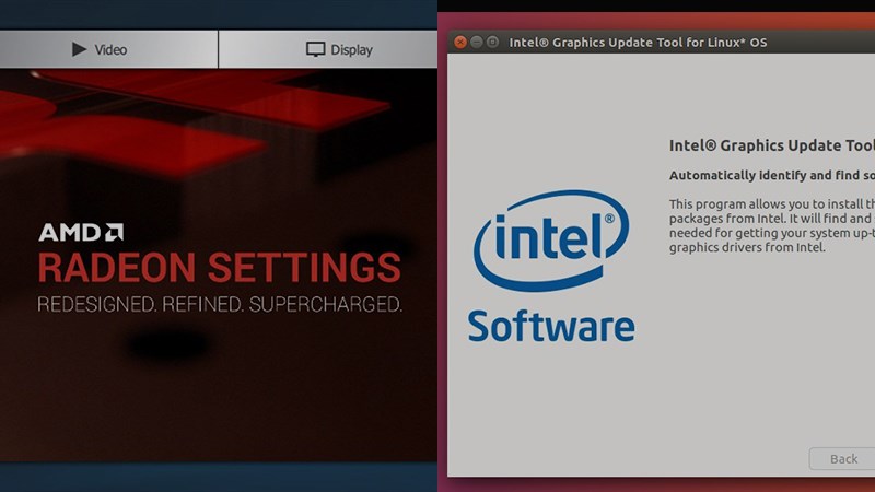 Cập nhật c&aacute;c phi&ecirc;n bản AMD v&agrave; Intel ph&ugrave; hợp