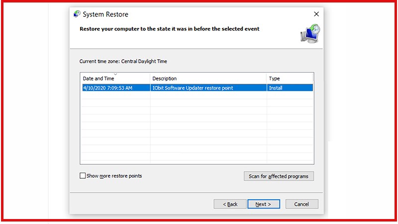 Lưu lại mốc thời gian
