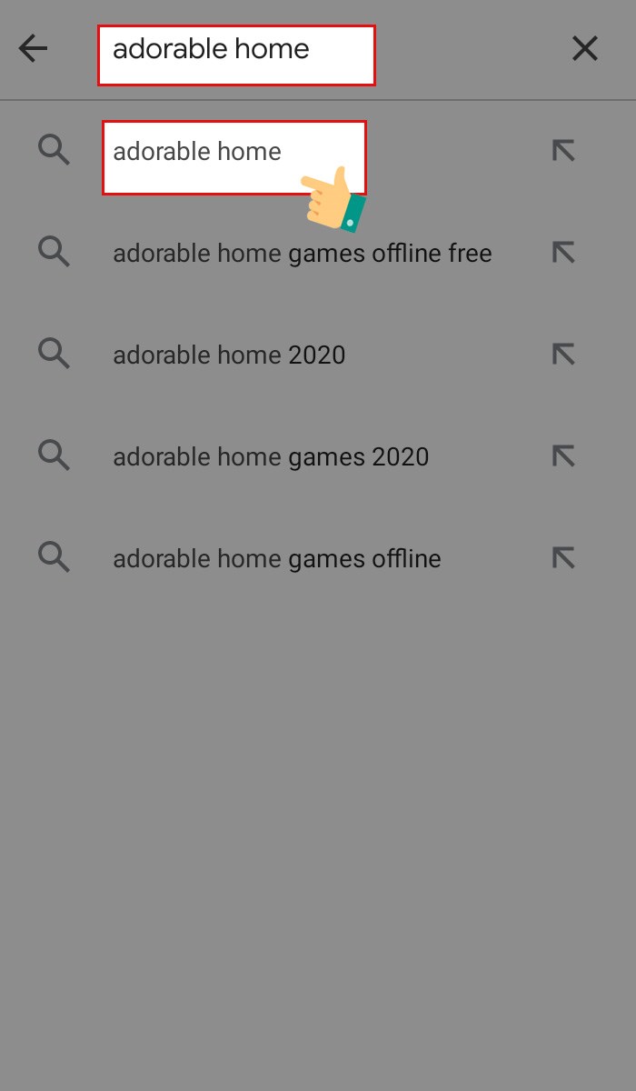 T&igrave;m kiếm từ kh&oacute;a Adorable Home