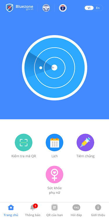 Bluezone: Ứng dụng ph&aacute;t hiện tiếp x&uacute;c gần