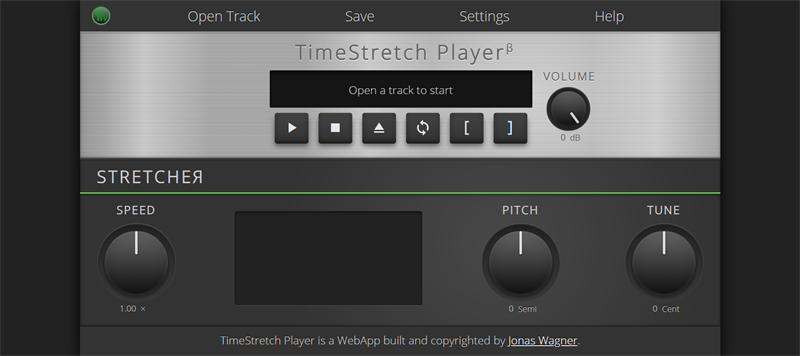 TimeStretch: Thay đổi tốc độ nhạc online miễn phí