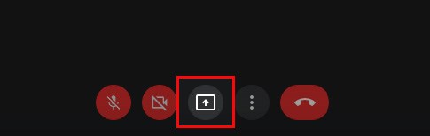 Sau khi tạo phòng học, họp online trên Google Meet, nhấn vào biểu tượng mũi tên Sau khi tạo phòng học, họp online trên Google Meet, nhấn vào biểu tượng mũi tên