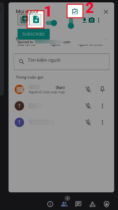 Nhấn v&agrave;o biểu tượng dấu cộng ở b&ecirc;n phải > Nhấn v&agrave;o biểu tượng &ocirc; vu&ocirc;ng c&oacute; dấu t&iacute;ch