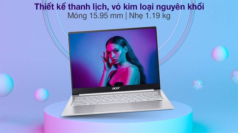 Thiết kế độc đ&aacute;o của Acer Swift 3 SF313 53 518Y i5 1135G7/16GB/512GB/Win10