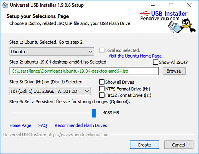 Universal USB Installer