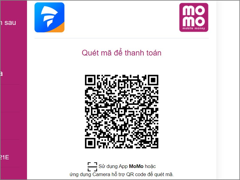 Qu&eacute;t m&atilde; QR để thanh to&aacute;n
