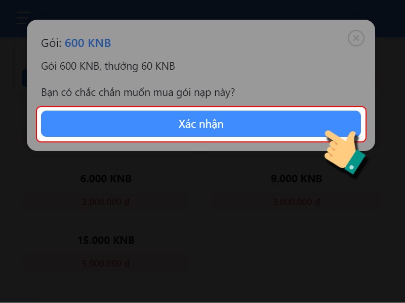 X&aacute;c nhận thanh to&aacute;n