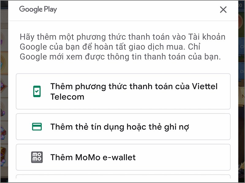 Chọn phương thức thanh to&aacute;n