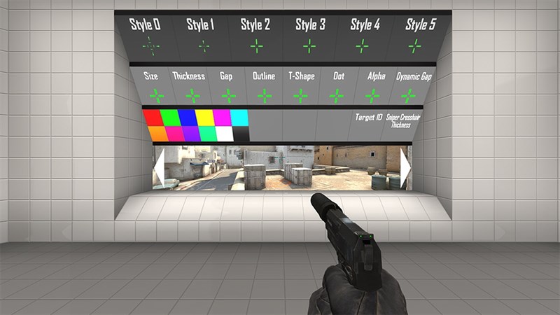 Crosshair trong game CS:GO