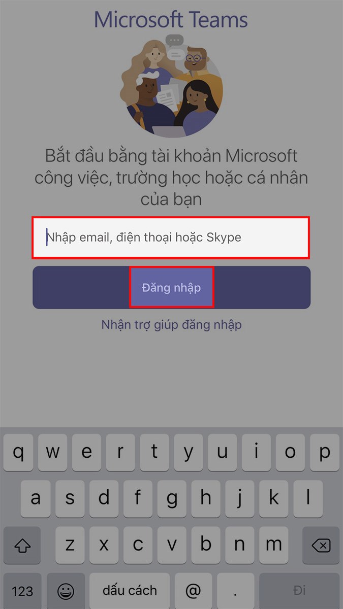 Tiến h&agrave;nh nhập mật khẩu của t&agrave;i khoản > Chọn Đăng nhập