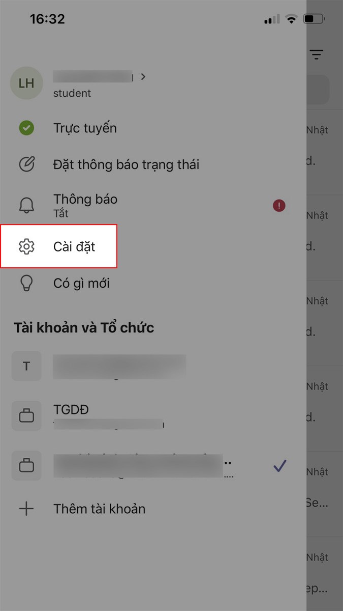 Chọn C&agrave;i đặt
