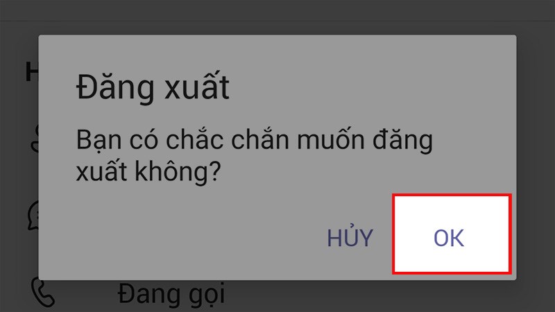 Chọn OK