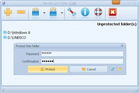Anvide Lock Folder: Phần mềm khóa thư mục, khóa ổ cứng bằng mật khẩu Anvide Lock Folder: Phần mềm khóa thư mục, khóa ổ cứng bằng mật khẩu