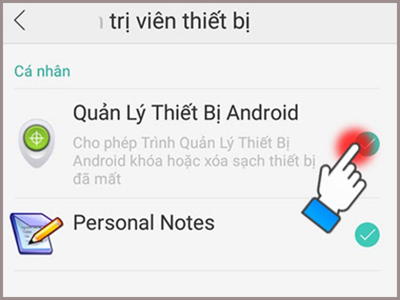 Quản lý thiết bị Android