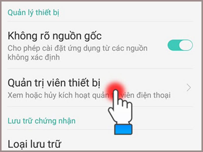 Quản trị viên thiết bị