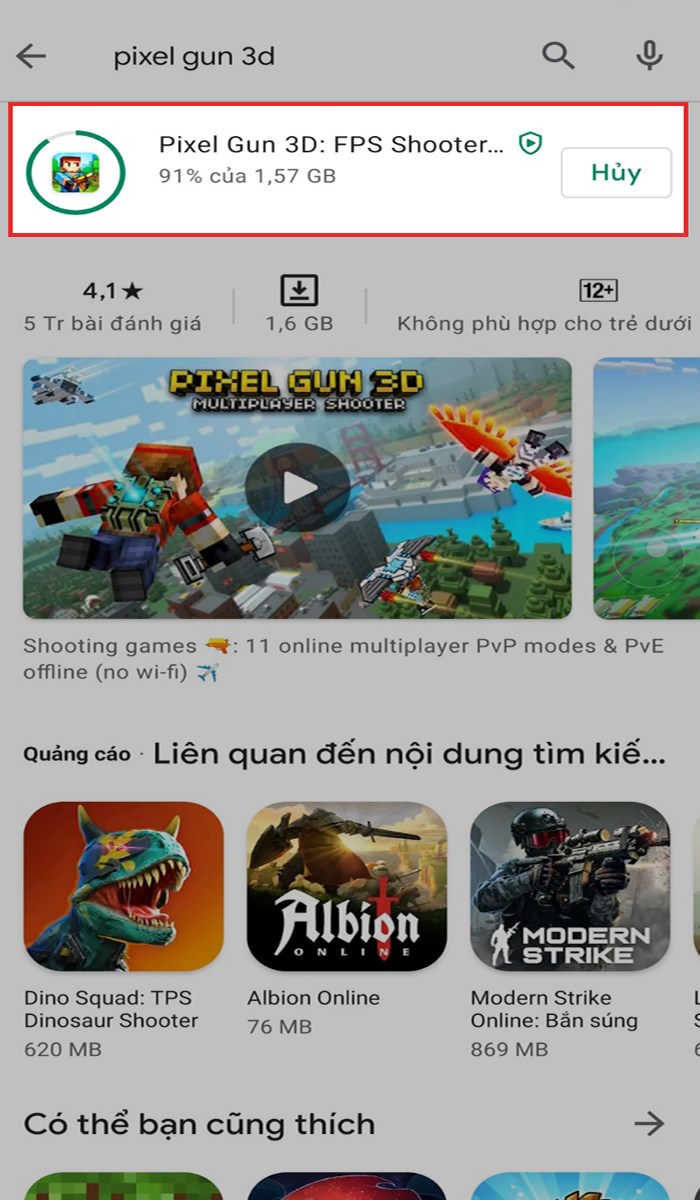 Quá trình tải game