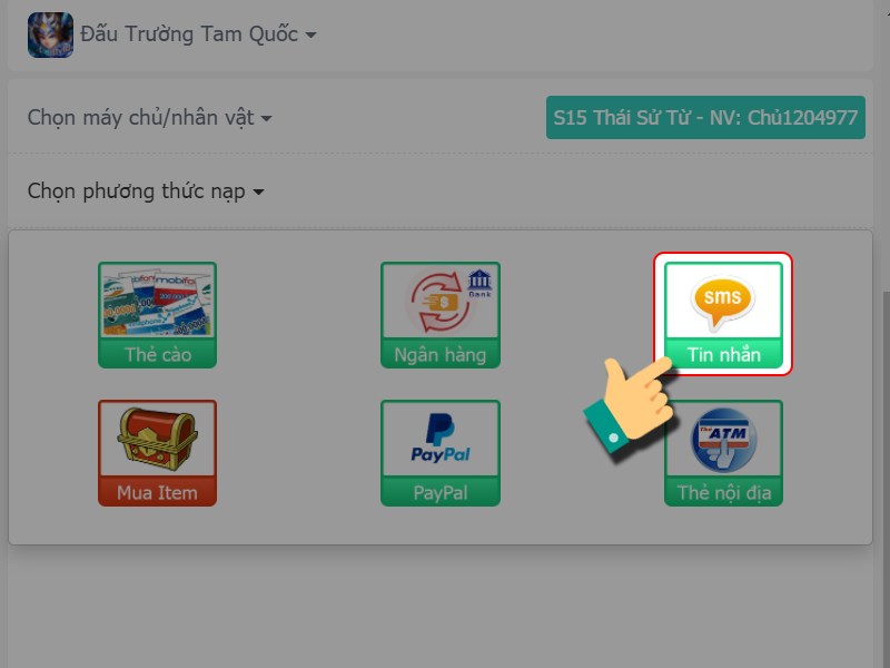 Thanh to&aacute;n Tin nhắn SMS