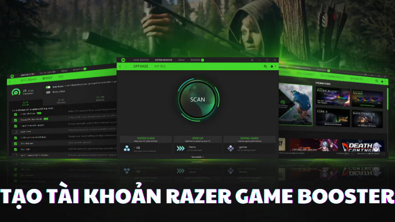 Cách tạo tài khoản Razer Game Booster đơn giản và hiệu quả