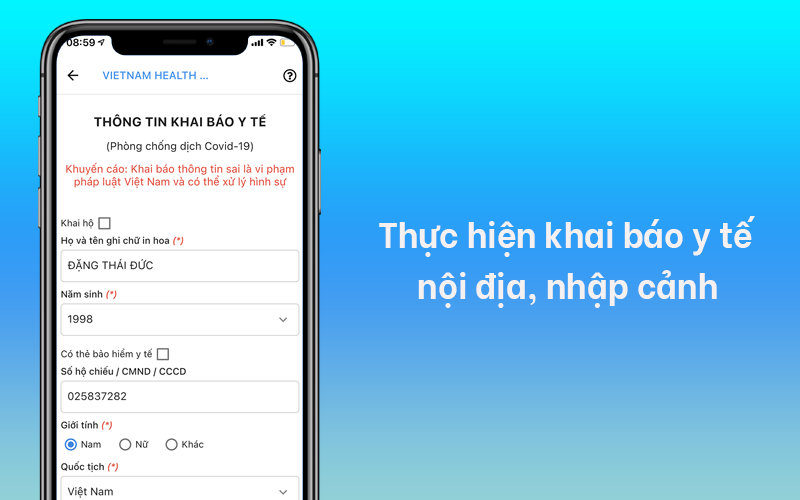 Vietnam Health Declaration: App khai b&aacute;o di chuyển nội địa, nhập cảnh