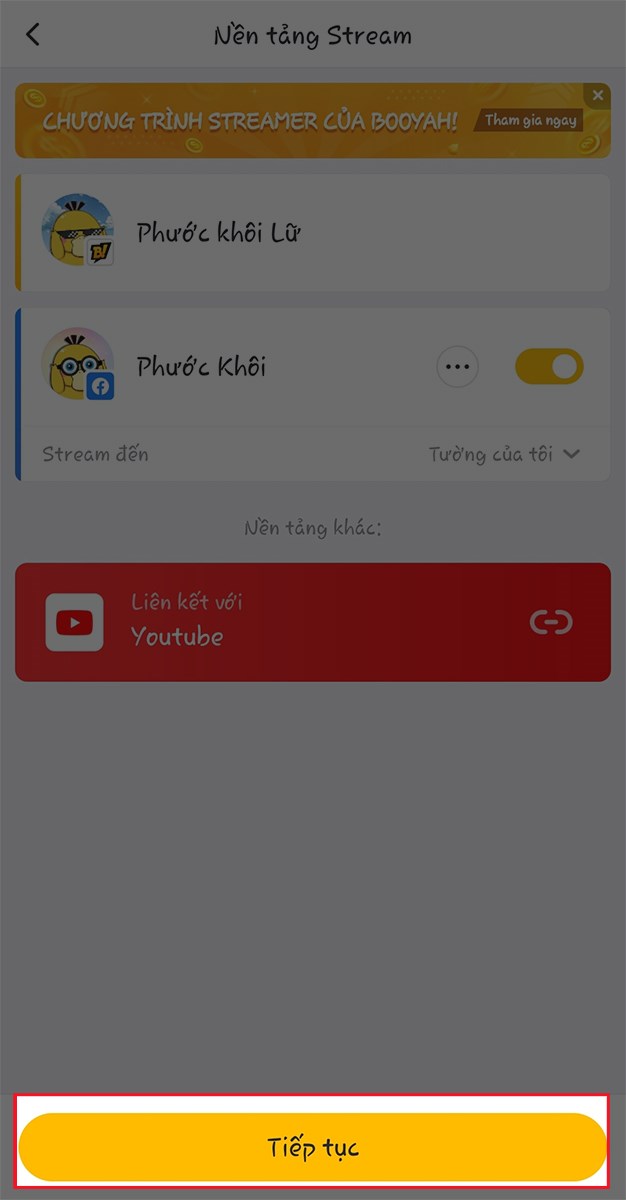 li&ecirc;n kết Facebook