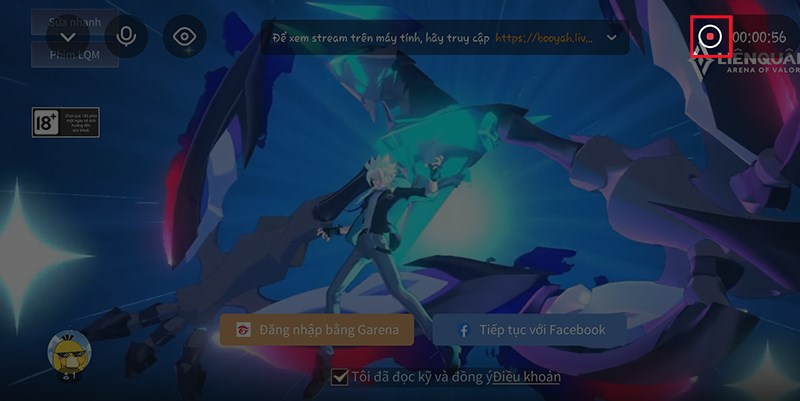 nhấn chọn n&uacute;t Stop