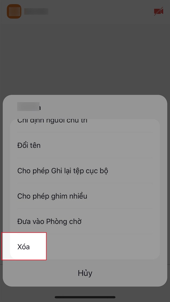 Chọn X&oacute;a