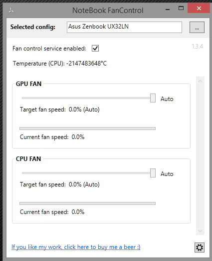 NoteBook FanControl: Phần mềm làm mát máy tính