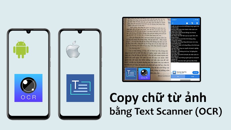 Cách copy chữ từ ảnh bằng Text Scanner trên Android, iOS chi tiết