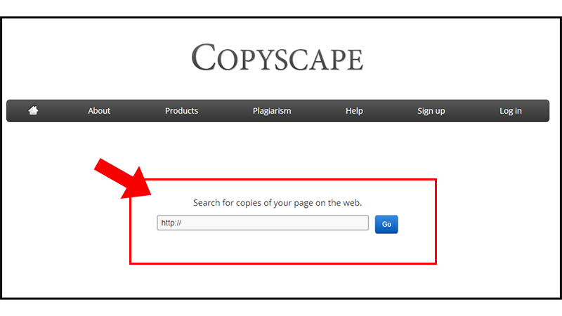 Công cụ Copyscape.