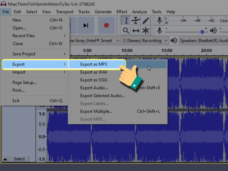 how to convert mp3 to midi with audacity