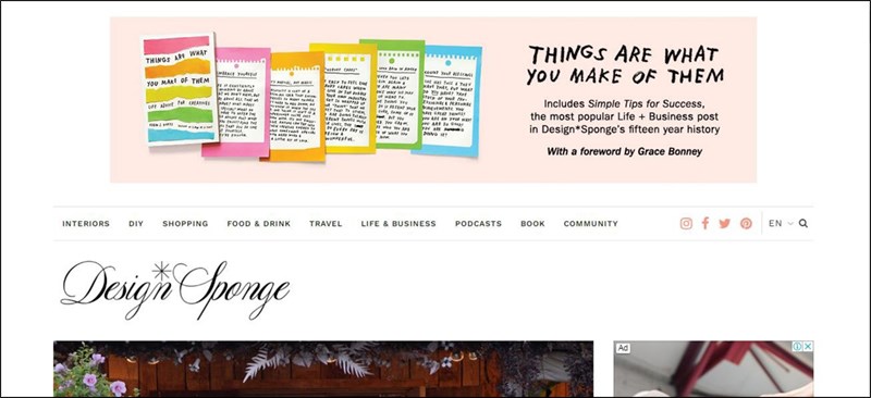 Design Sponge: Trang web thiết kế nội thất nổi tiếng