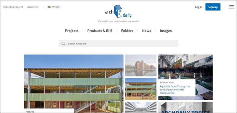 ArchDaily: Trang web nội thất, thiết kế nhà