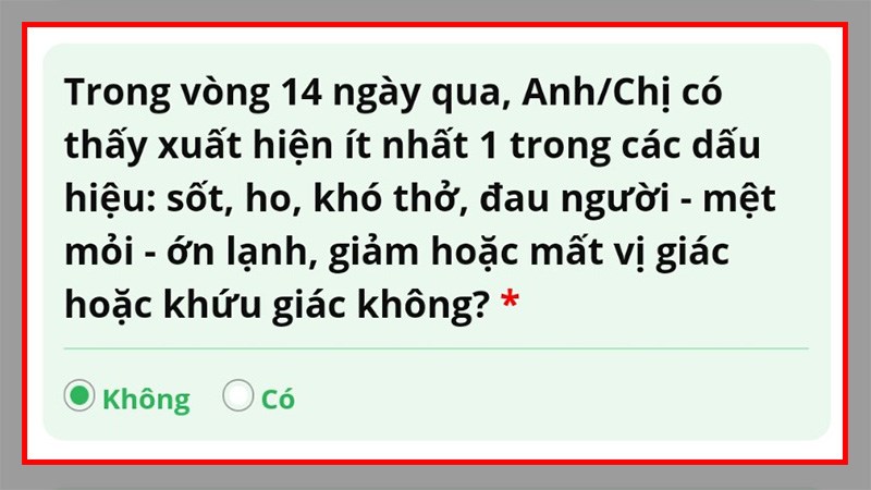 Trả lời Có hoặc Không