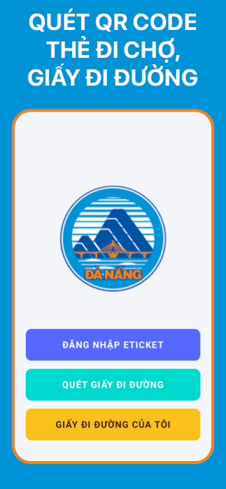 eTicket - Đà Nẵng: App quét QR code, thẻ đi chợ, giấy đi đường