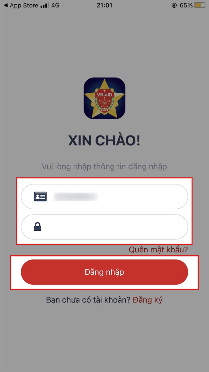 Cách sử dụng phần mềm VNEID