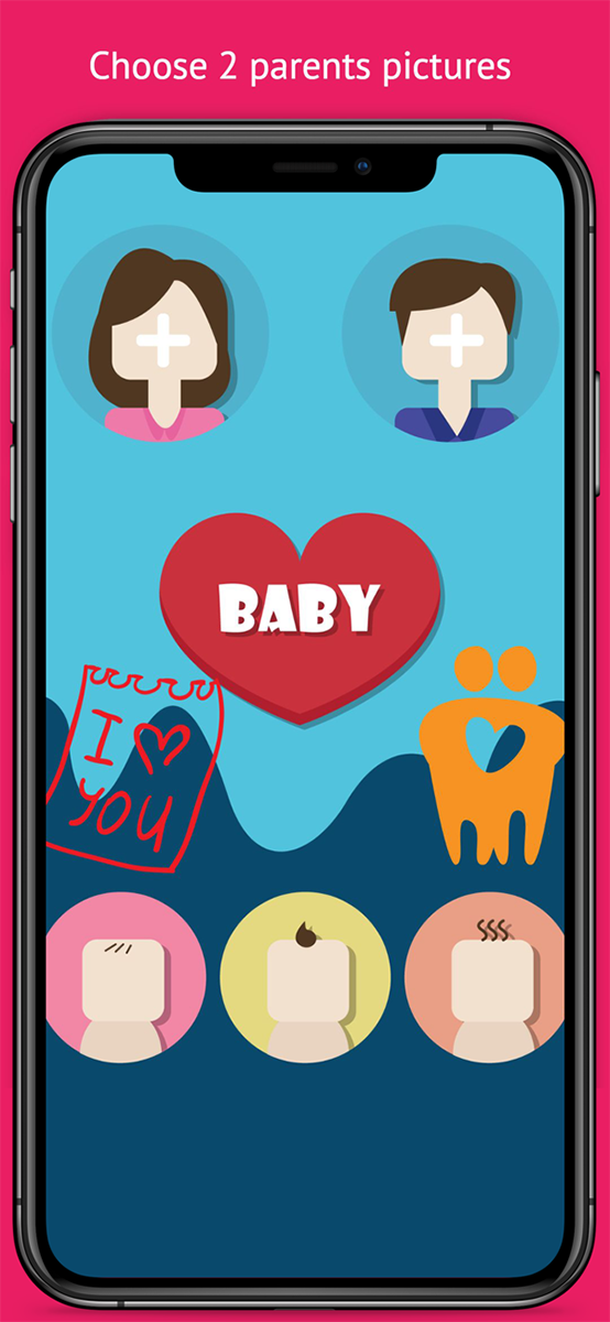 Gương mặt baby tương lai: App ghép mặt bố mẹ ra con