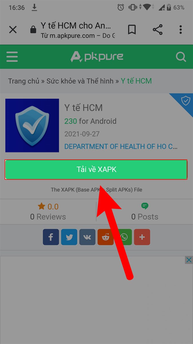 Tải app Y Tế HCM apk về điện thoại