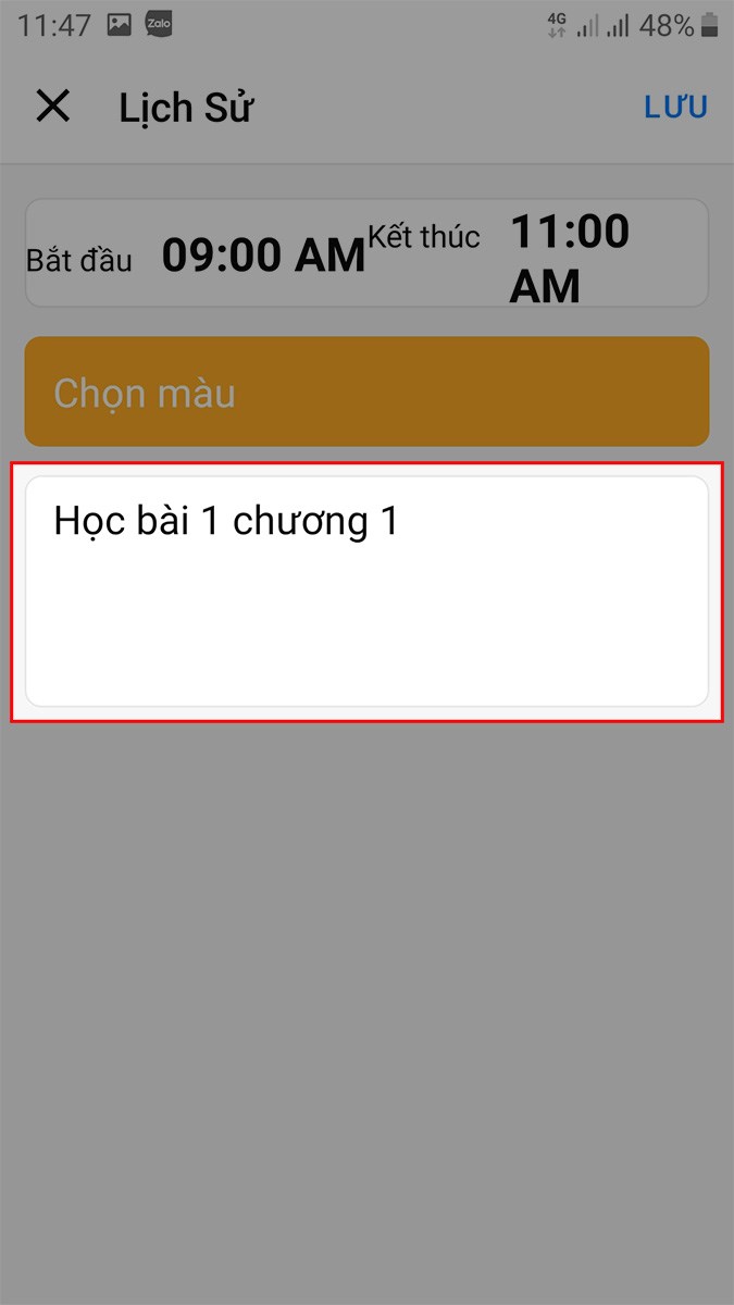 Tại mục Th&ocirc;ng tin sẽ điền c&aacute;c lưu &yacute; cho m&ocirc;n học